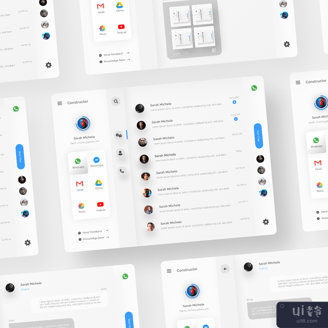 Messenger 概念设计（网站）(Messenger Concept Design (Website))插图2