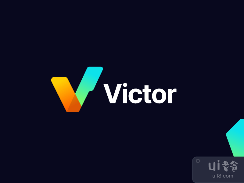 字母徽标-V 字母组合-维克多(V letter logo - V monogram - Vicotor)插图