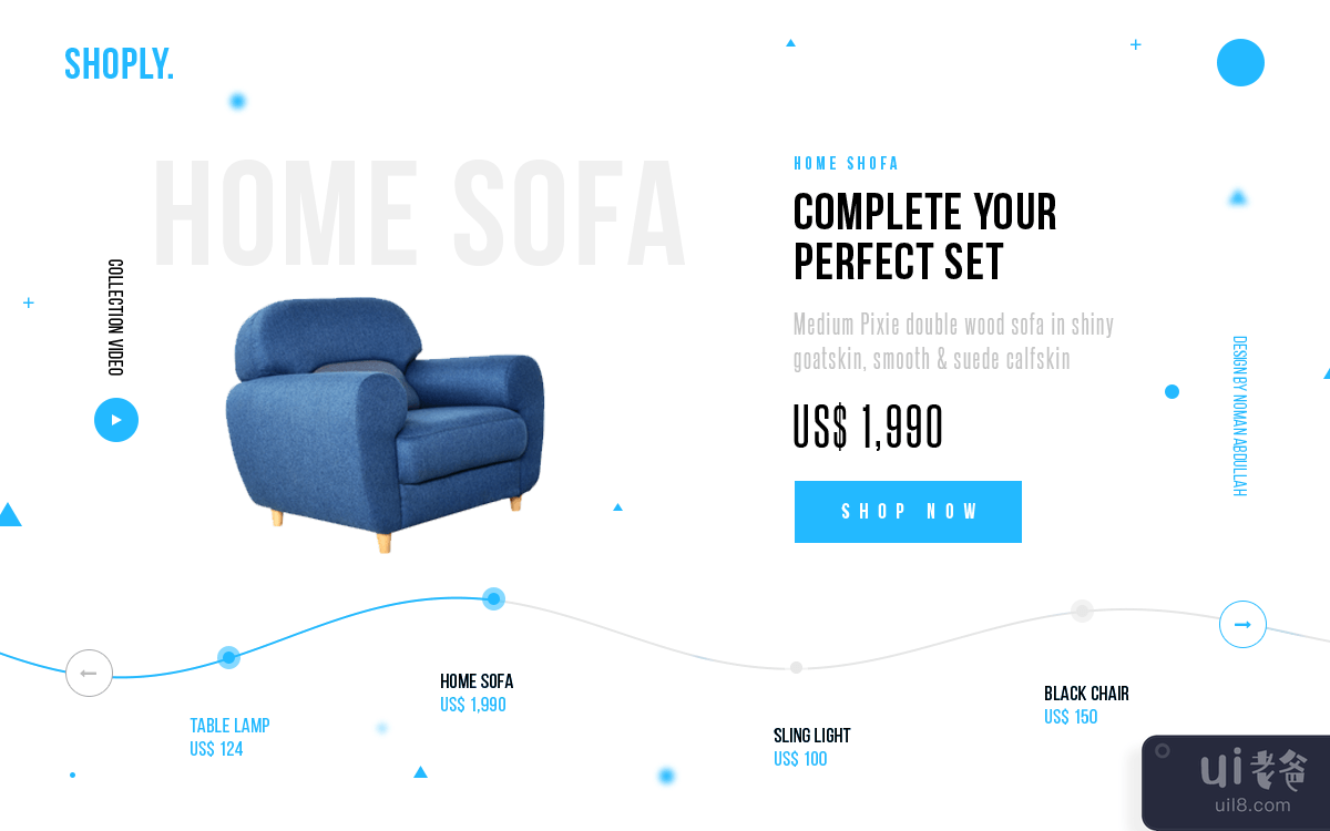 家具 Shoply 主页(furniture Shoply Home page)插图