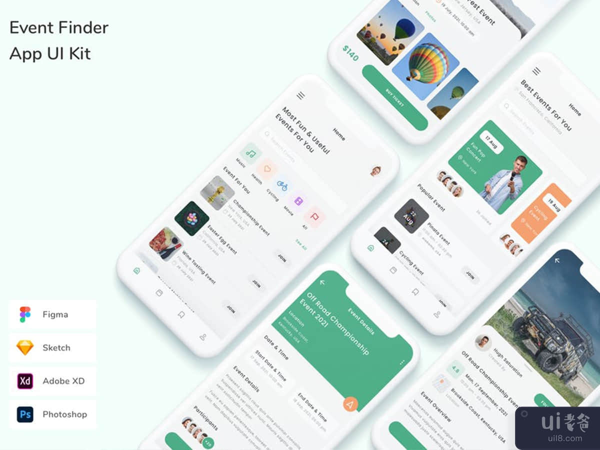 Event Finder App UI Kit