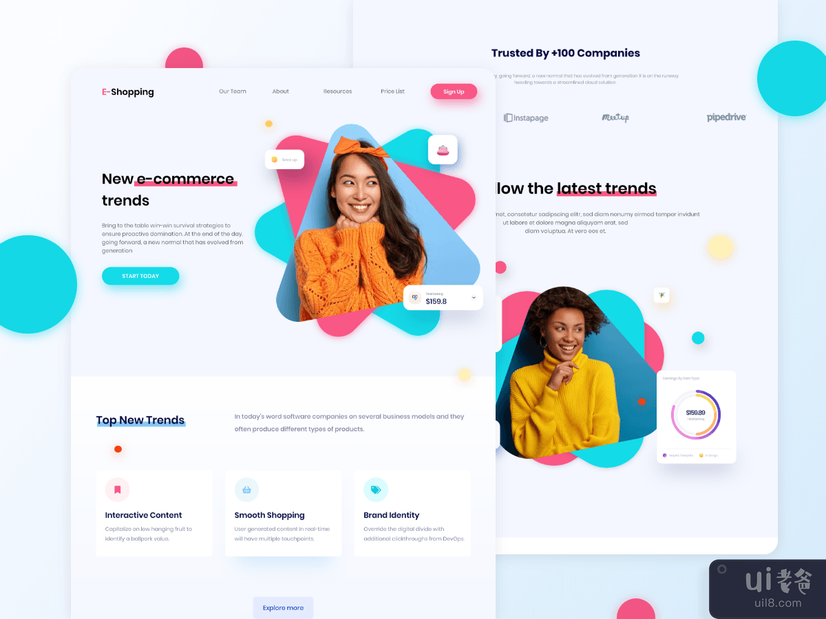 Ecommerce Landing Page