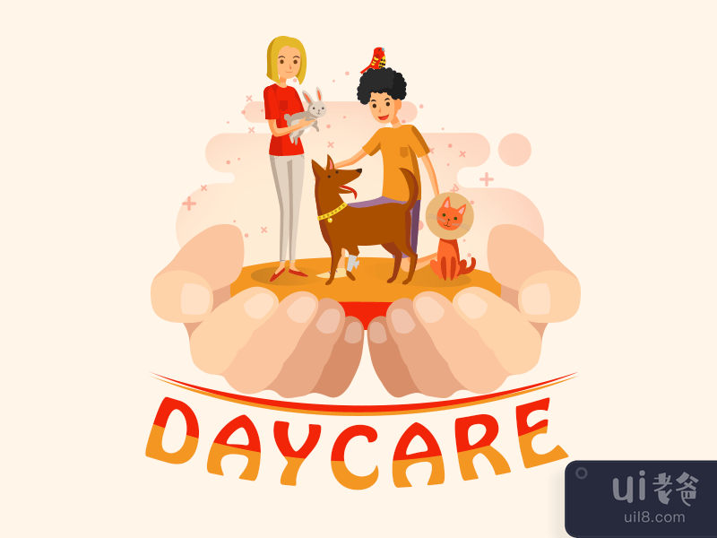 日托设计插图(Daycare Design Ilustration)插图