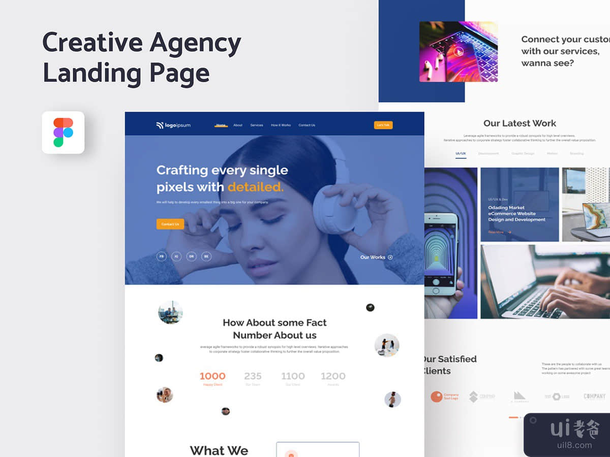 Creative Agency Landing Page Template