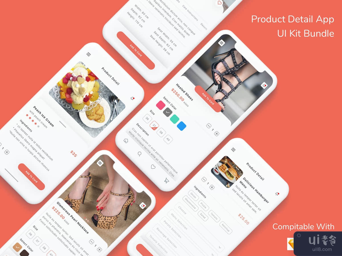 Product Detail App UI Kit Bundle
