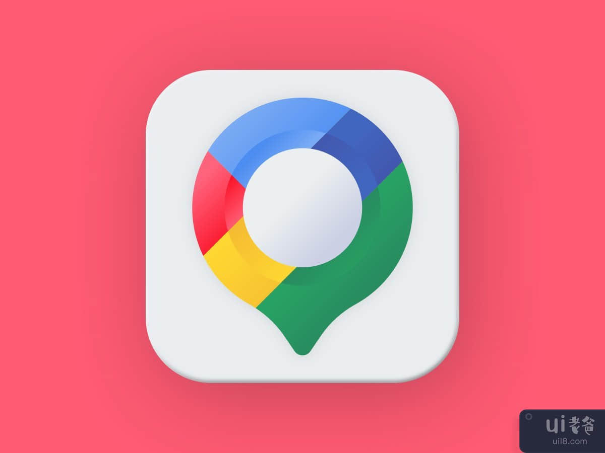 谷歌地图徽标(Google Maps Logo)插图
