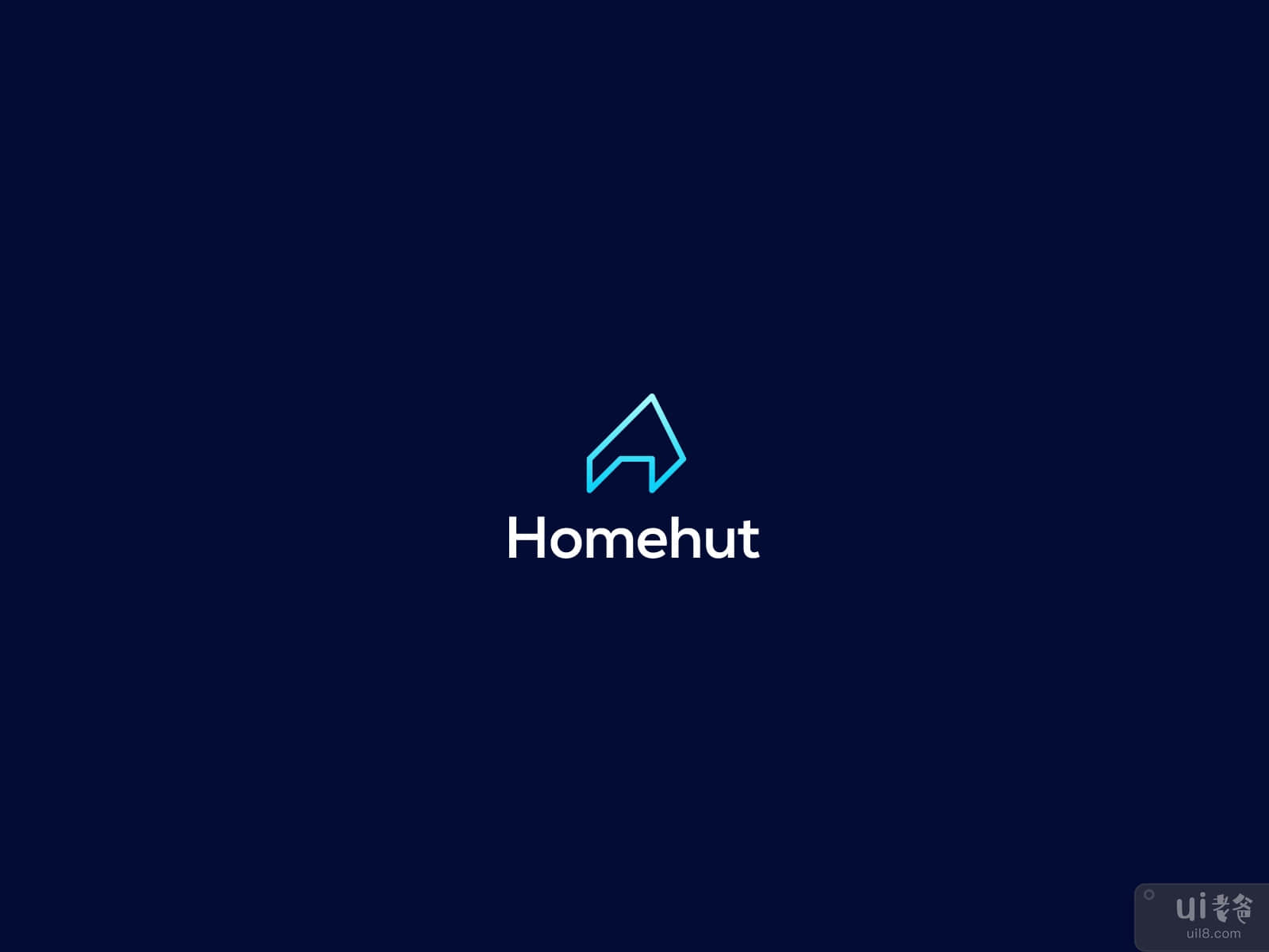 Home logo - H letter - Minimal logo design
