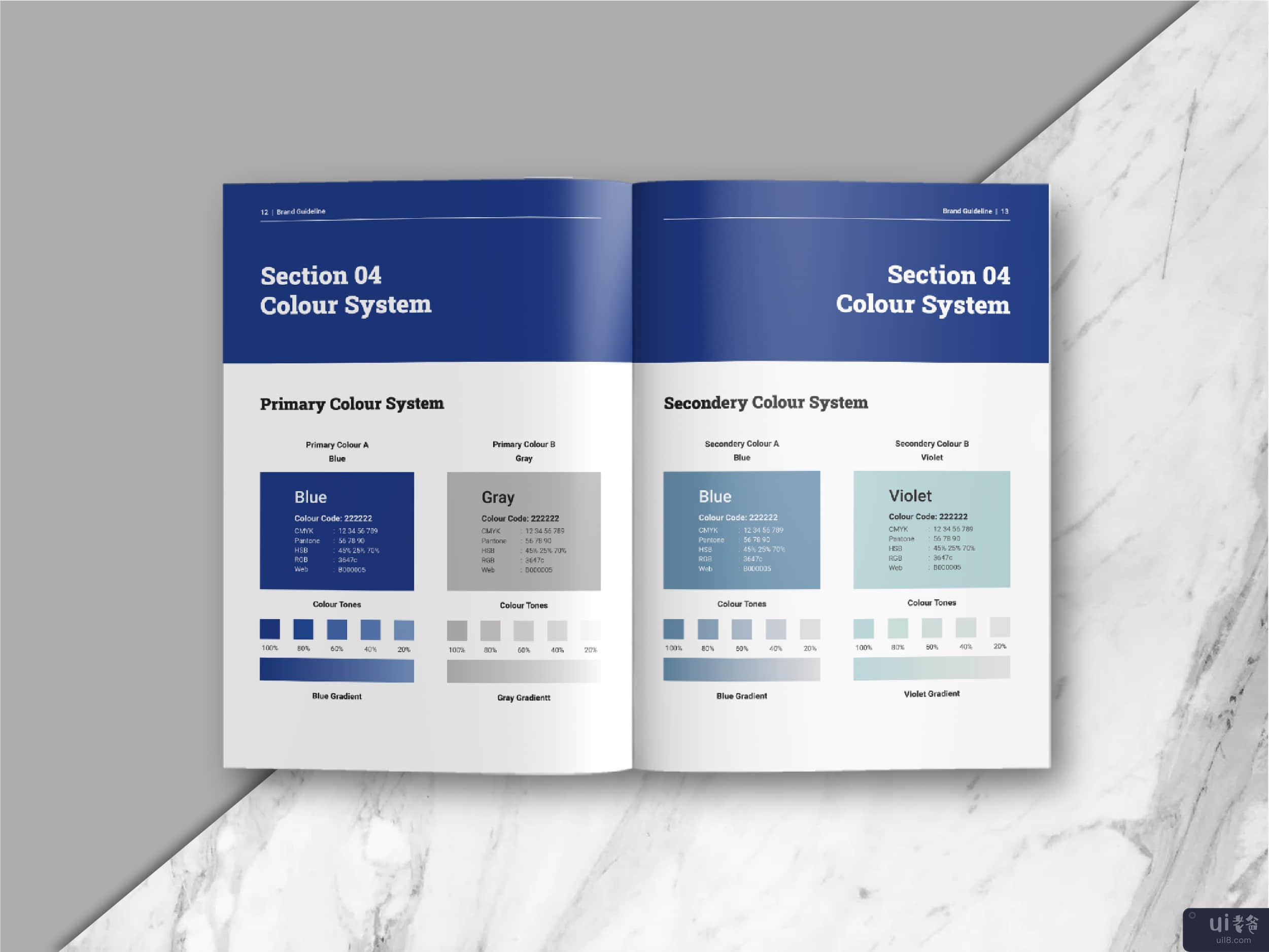 品牌手册指南模板(Brand Manual Guideline Template)插图2