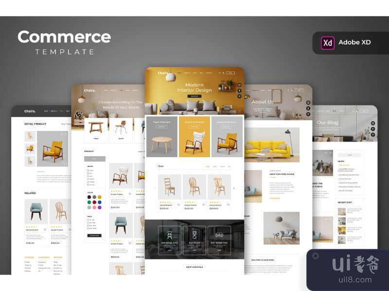 Furniture eCommerce Website Templates