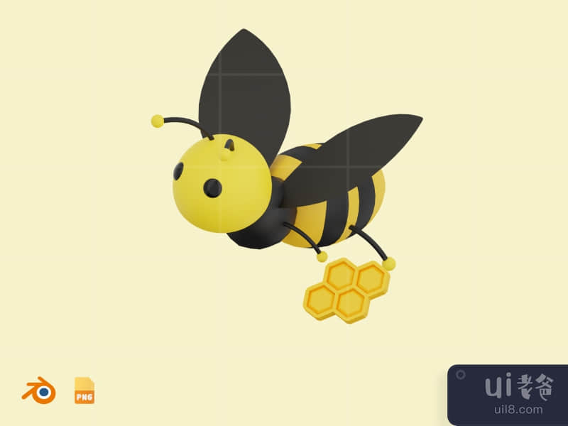 Bee - Cute 3D Animal