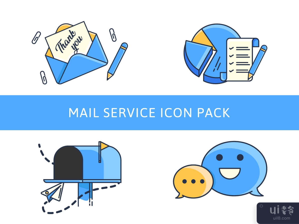 Mail Service Icon Pack