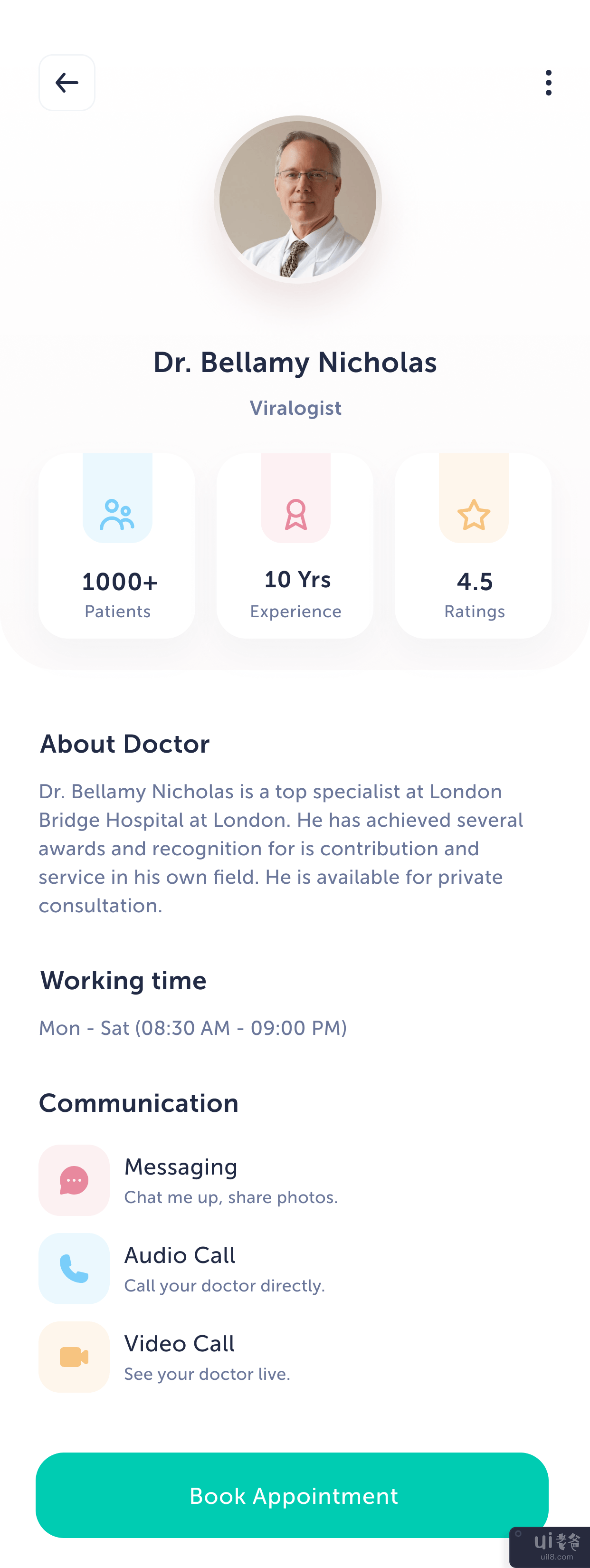 医生预约应用(Doctor Appointment app)插图