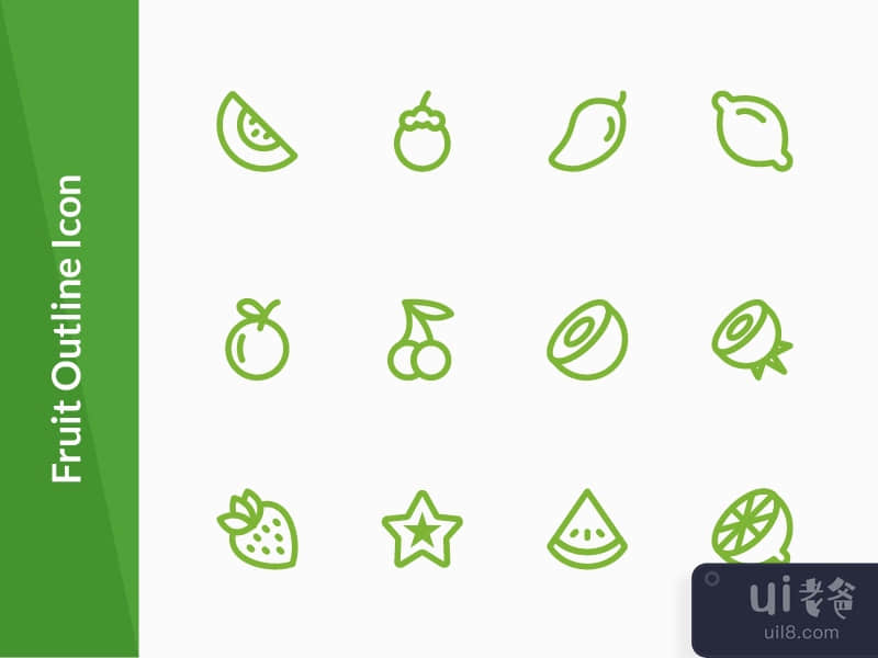 Fruit Outline Icon