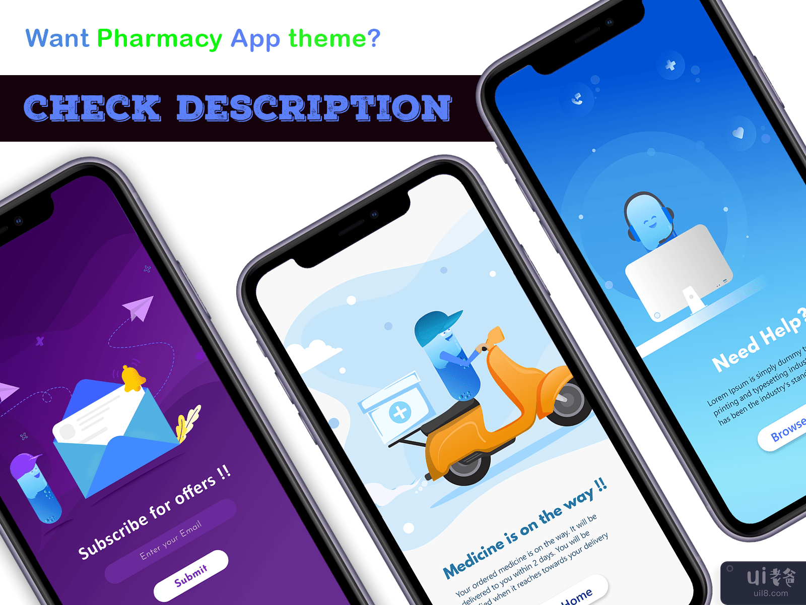 药房应用程序 - 交付状态页面 #3(Pharmacy App - Delivery Status Page #3)插图