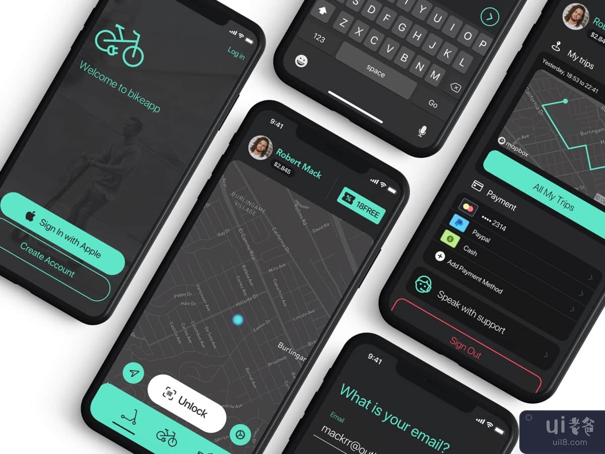 Bike and Scooter - UI KIT