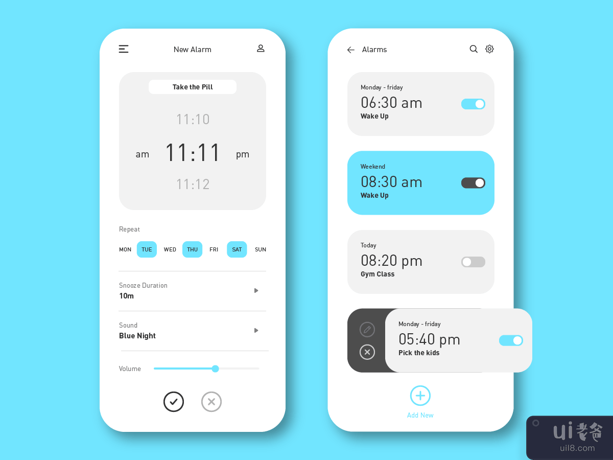 Alarm App Concept