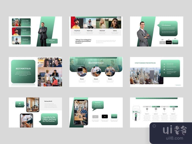 Hevy - PowerPoint演示模板(Hevy - Powerpoint Presentation Template)插图