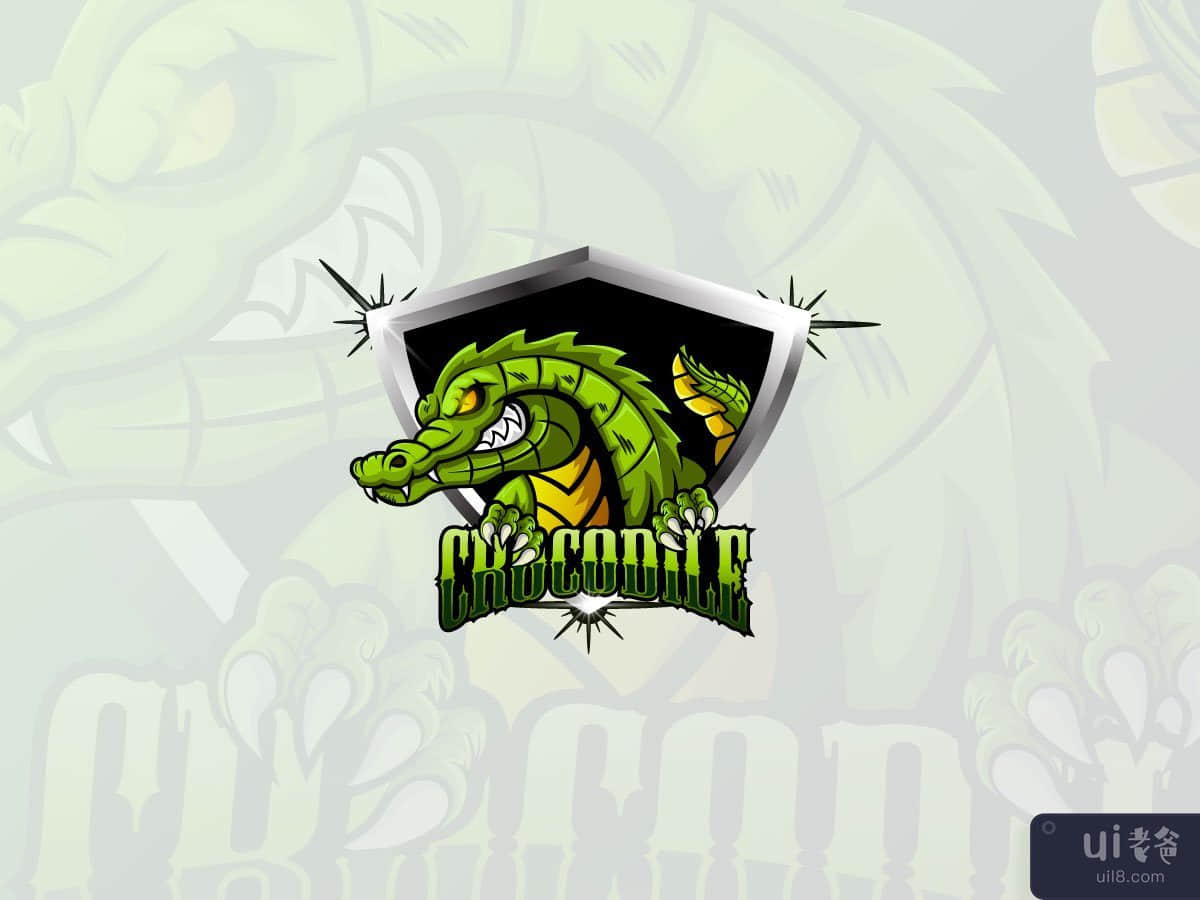 Crocodile logo desing