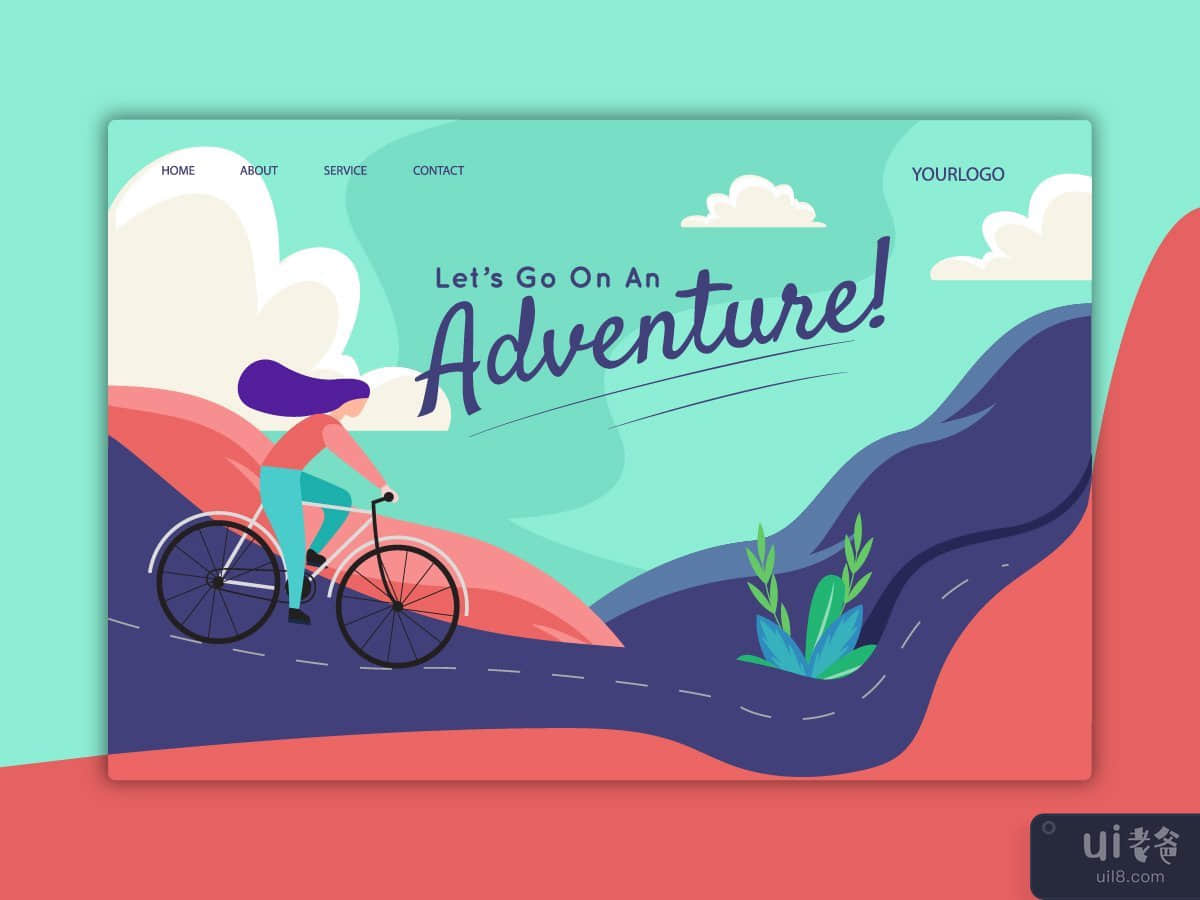 Let's go on an Adventure web template