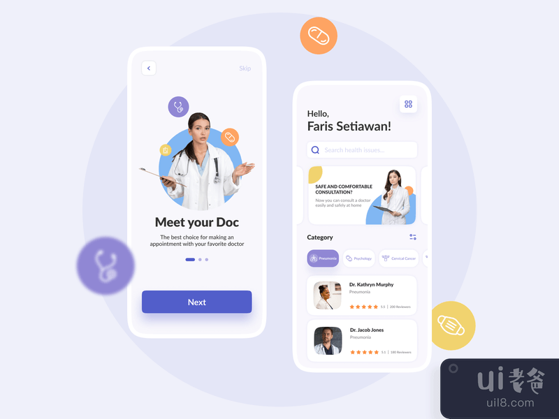 Medical App💊 - UI Mobile Design