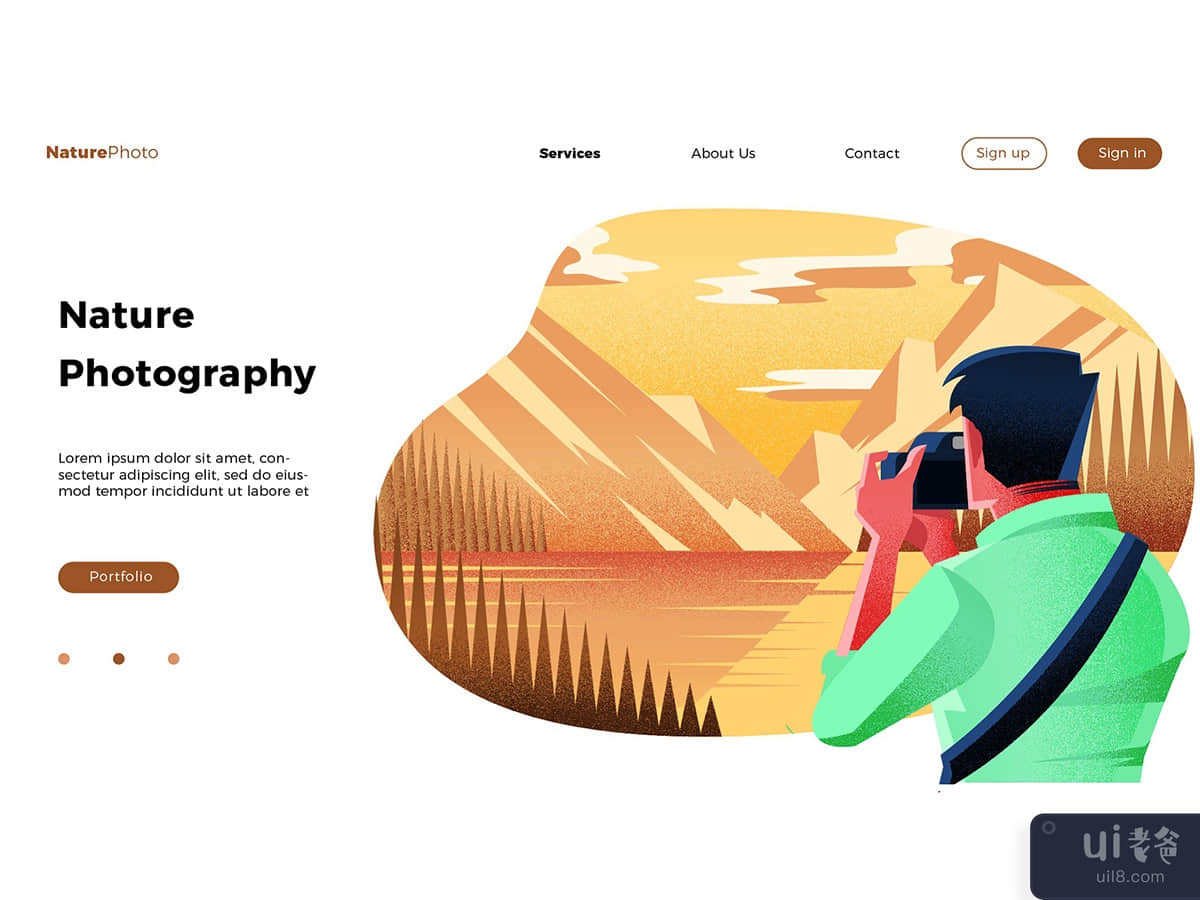 Nature Photography - Banner & Landing Page