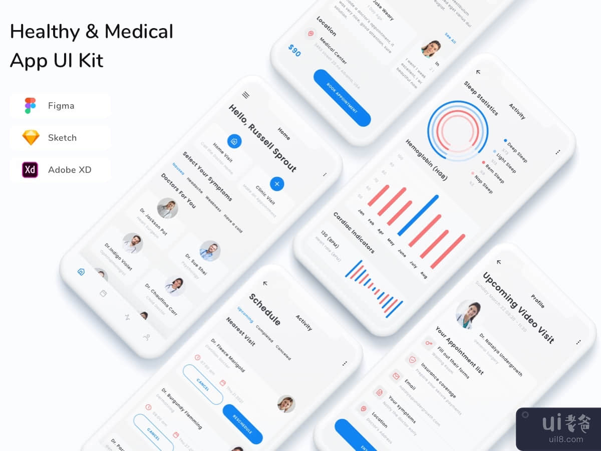 Healthy & Medical App UI Kit