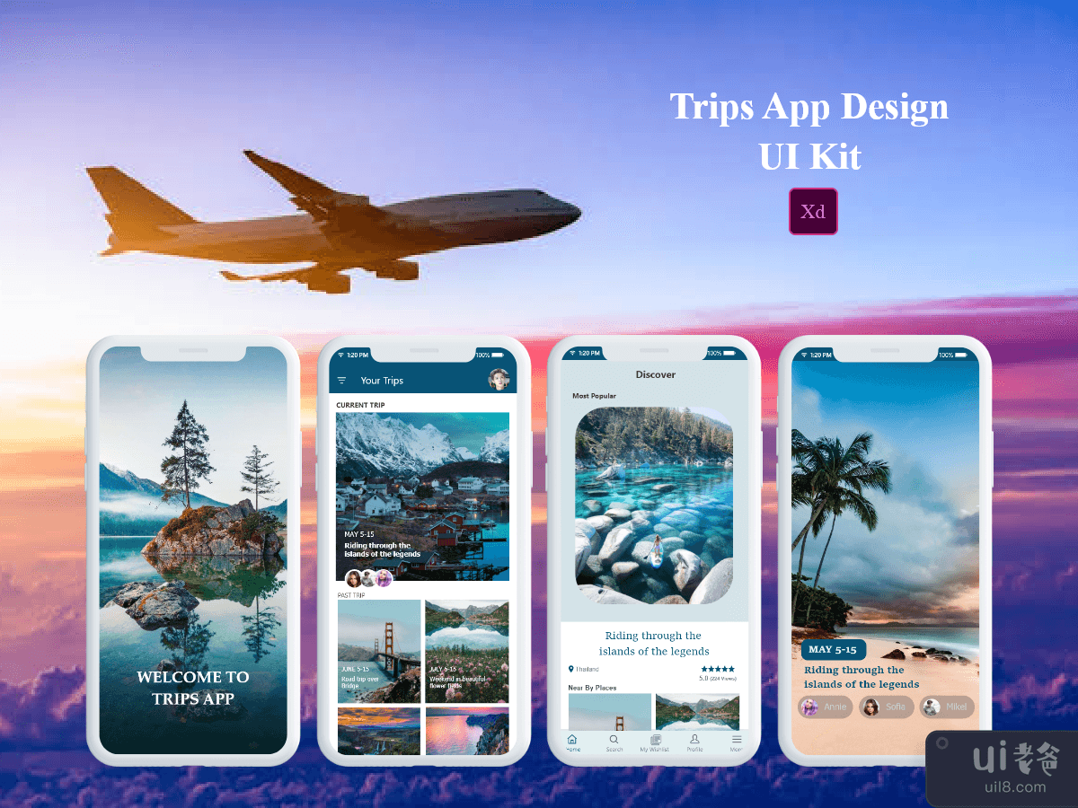 Trips app design