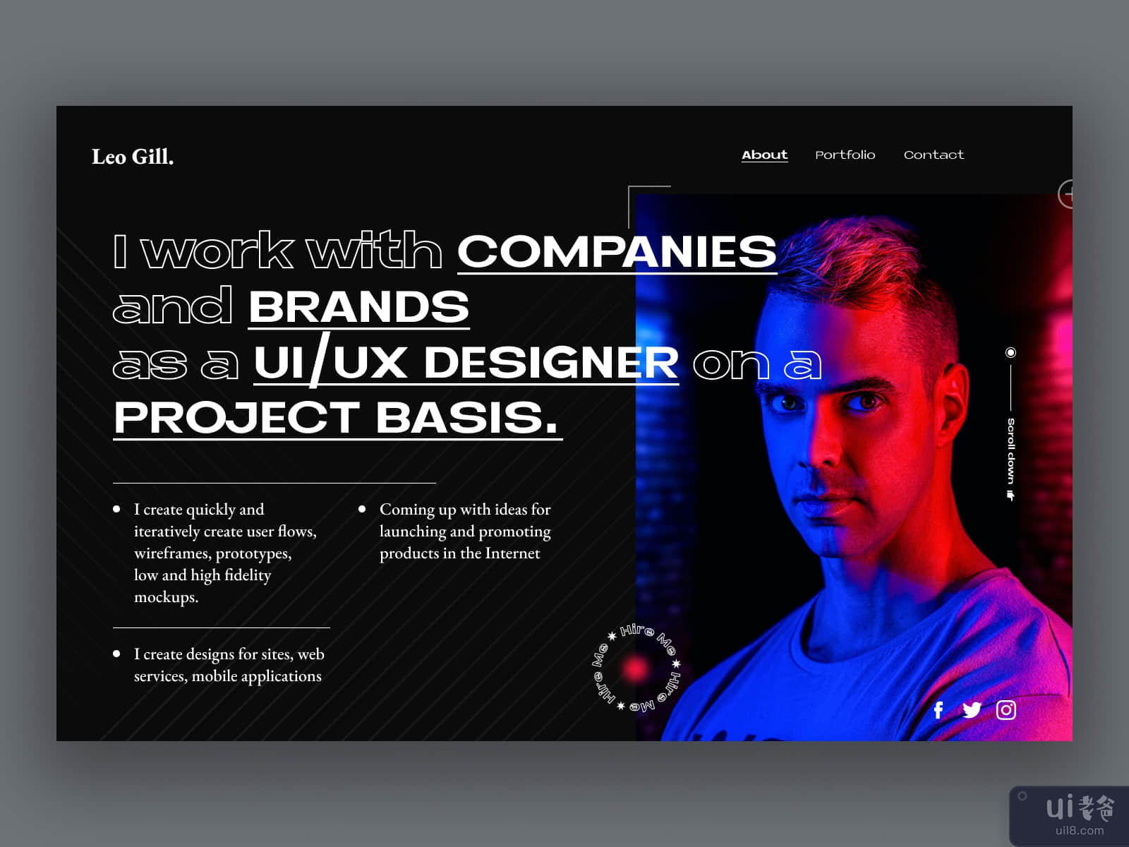 Portfolio Website Design