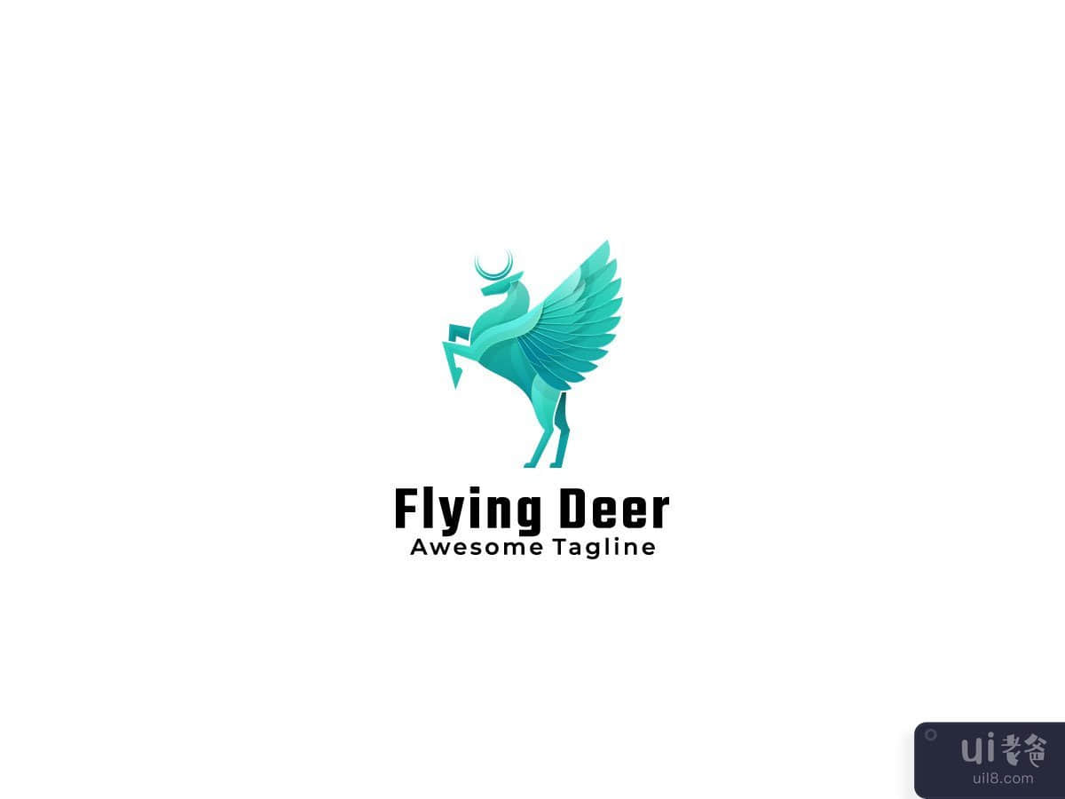 Flying Deer logo design