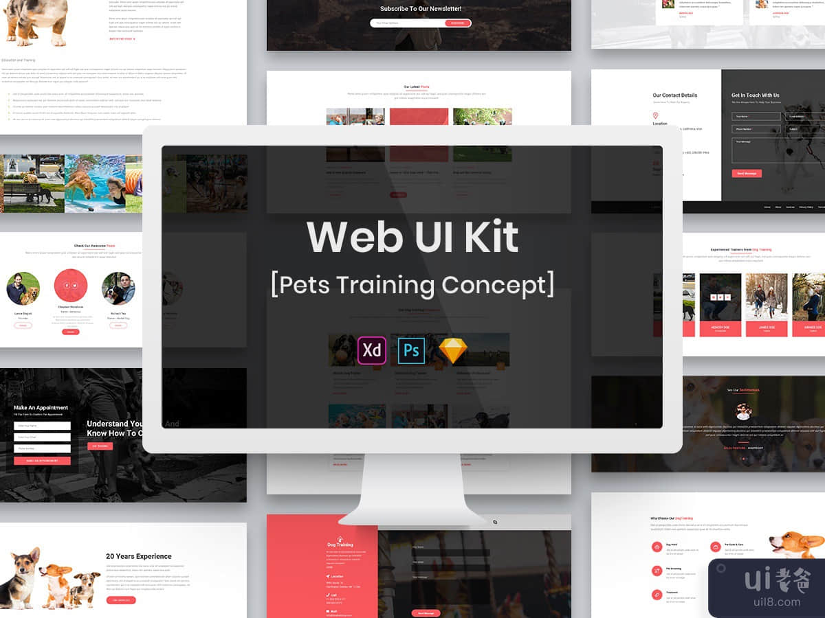 Pets Training Web UI Kit