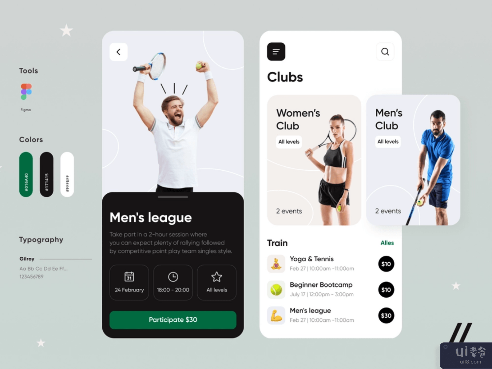 Tennis Apps Template