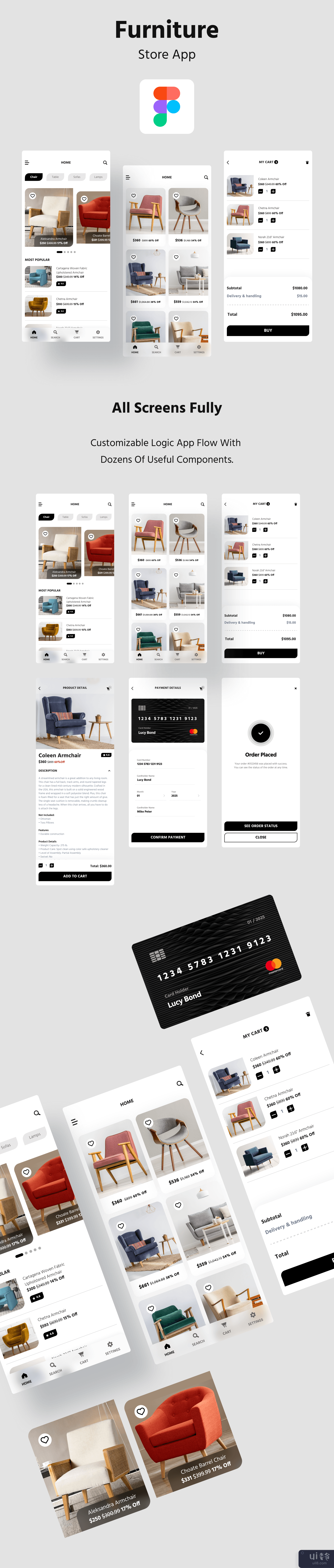 家具店应用程序(Furniture Store App)插图
