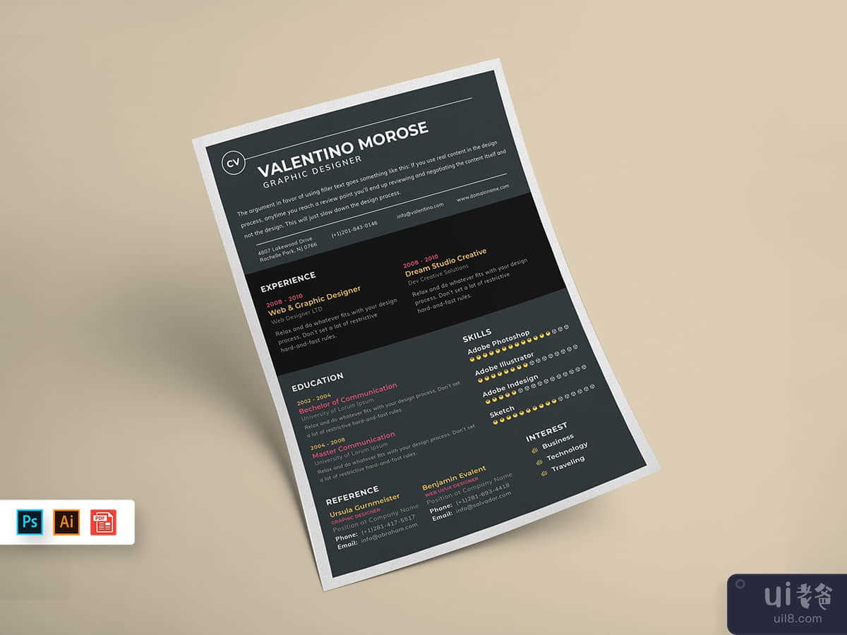 Resume CV Template-58