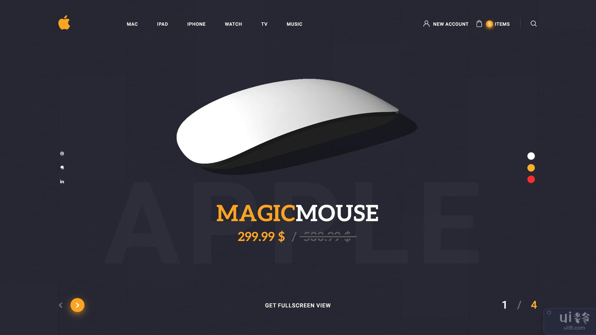 Apple Magic Mouse 登陆页面(Apple Magic Mouse Landing Page)插图