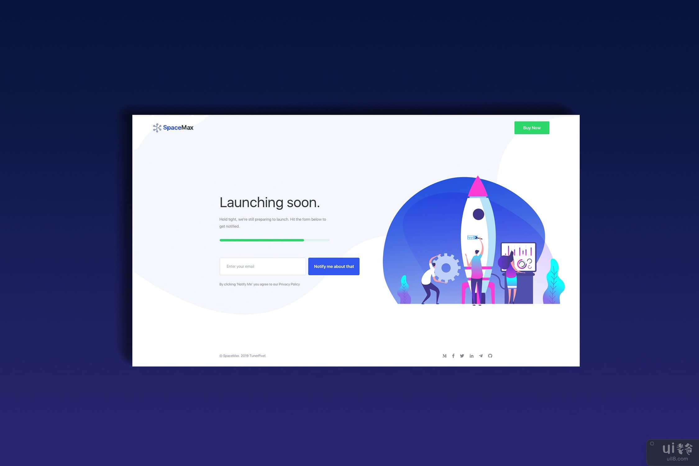 SpaceMax - 多用途 HTML 登陆页面(SpaceMax - Multipurpose HTML Landing page)插图6