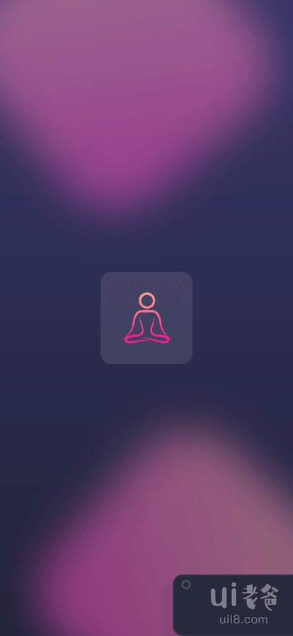 瑜伽应用概念-登录(Yoga App Concept - Log In)插图2