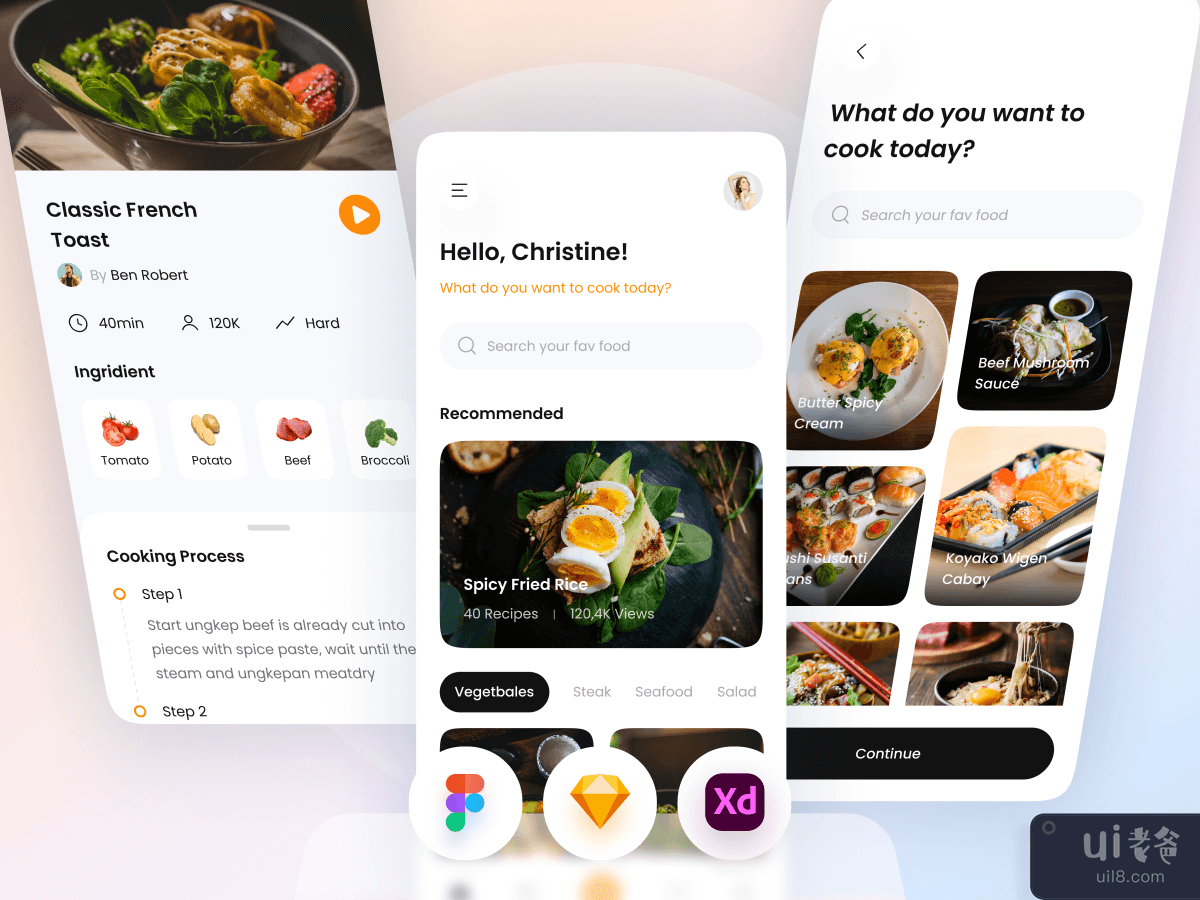 烹饪和食谱移动应用程序(Cooking and Recipes Mobile App)插图9