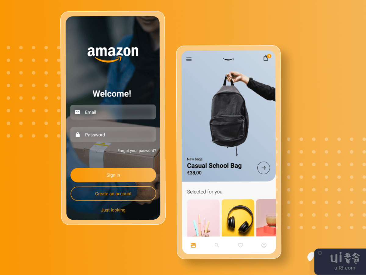 亚马逊重新设计 - 移动应用(Amazon Redesign - Mobile App)插图