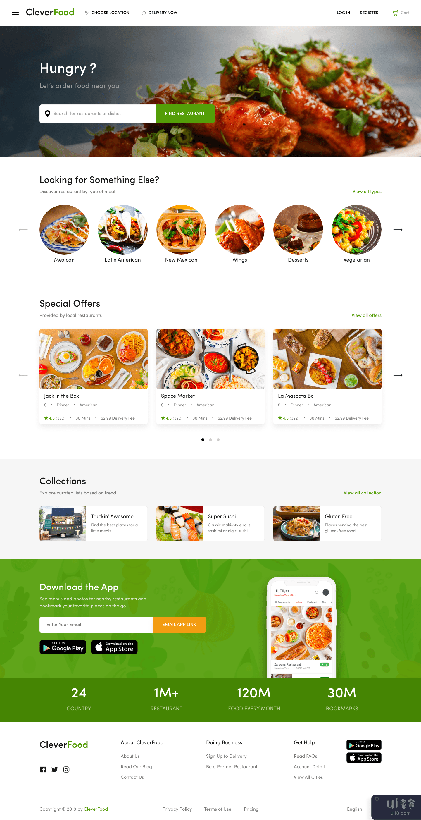 今天我为送餐服务创建了一个主页🍔(Today I created a homepage for food delivery service 🍔)插图