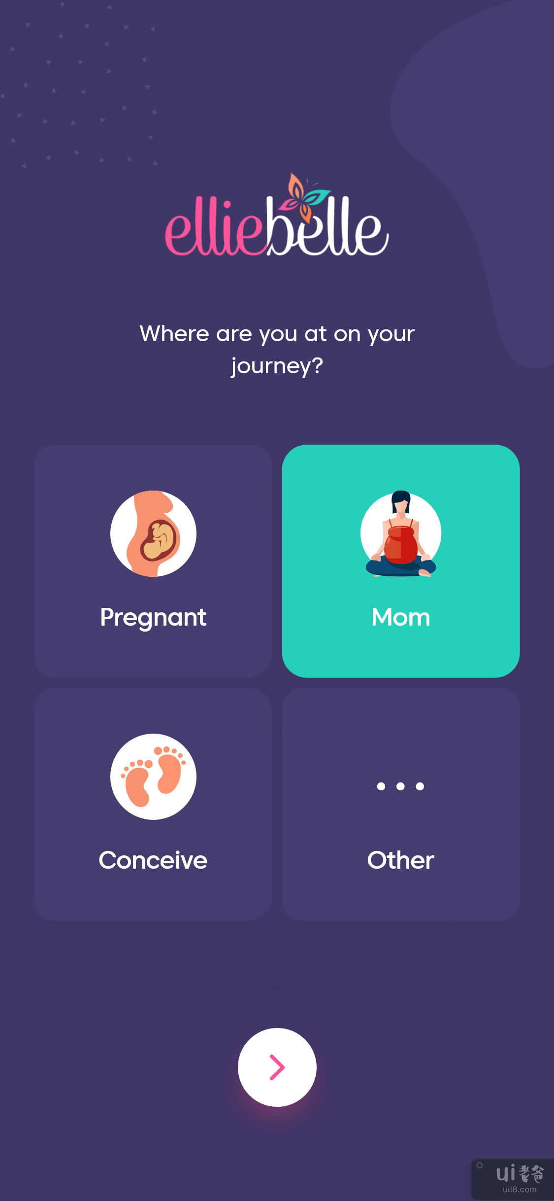 怀孕和育儿应用程序(Pregnancy and childcare app)插图1