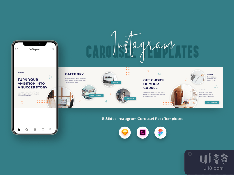 Instagram Carousel Templates for Courses