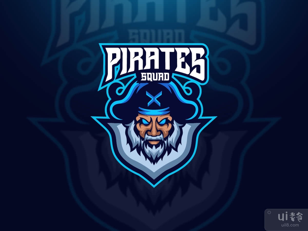 Pirates Mascot Logo Template