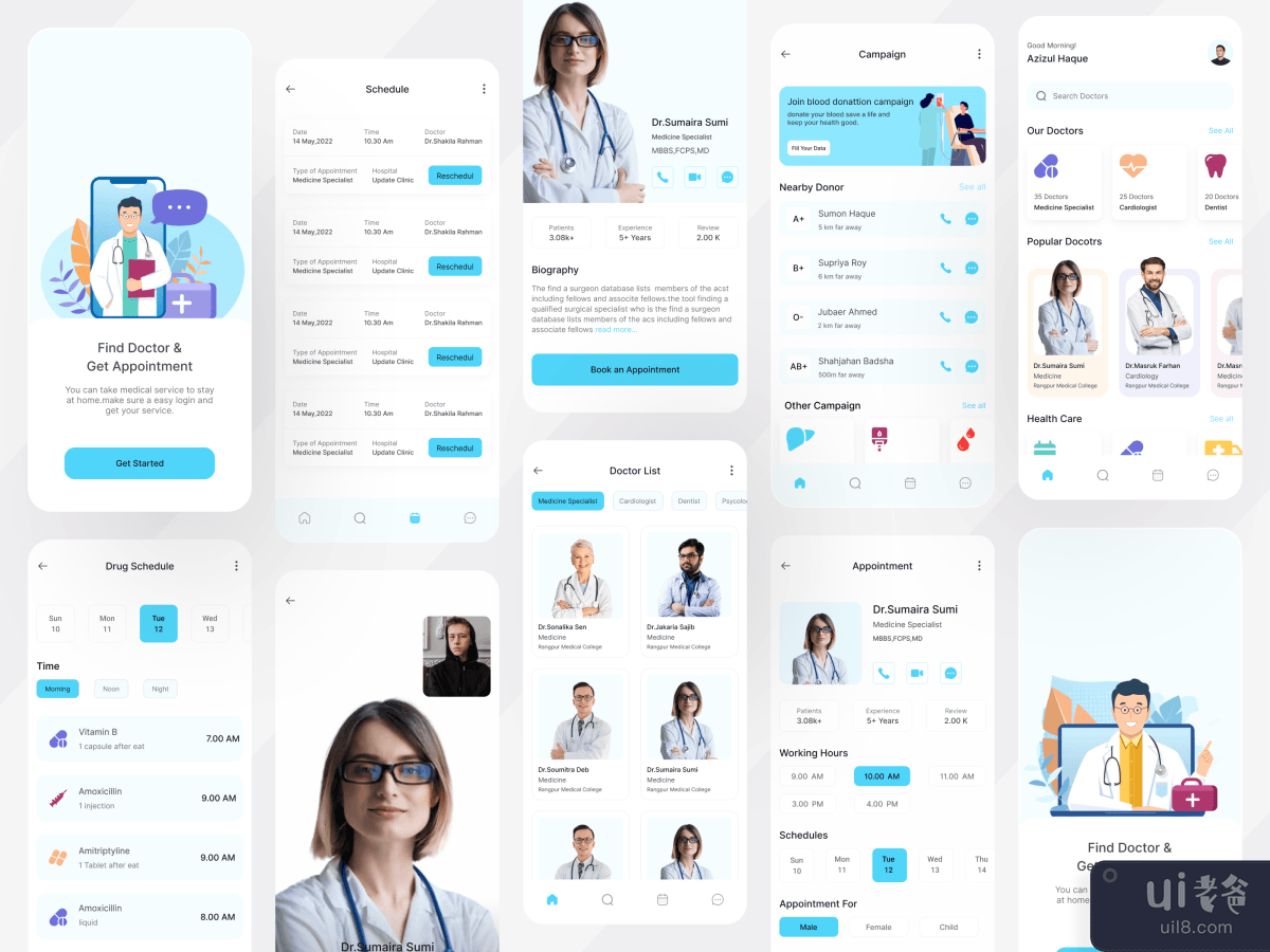 medical app design