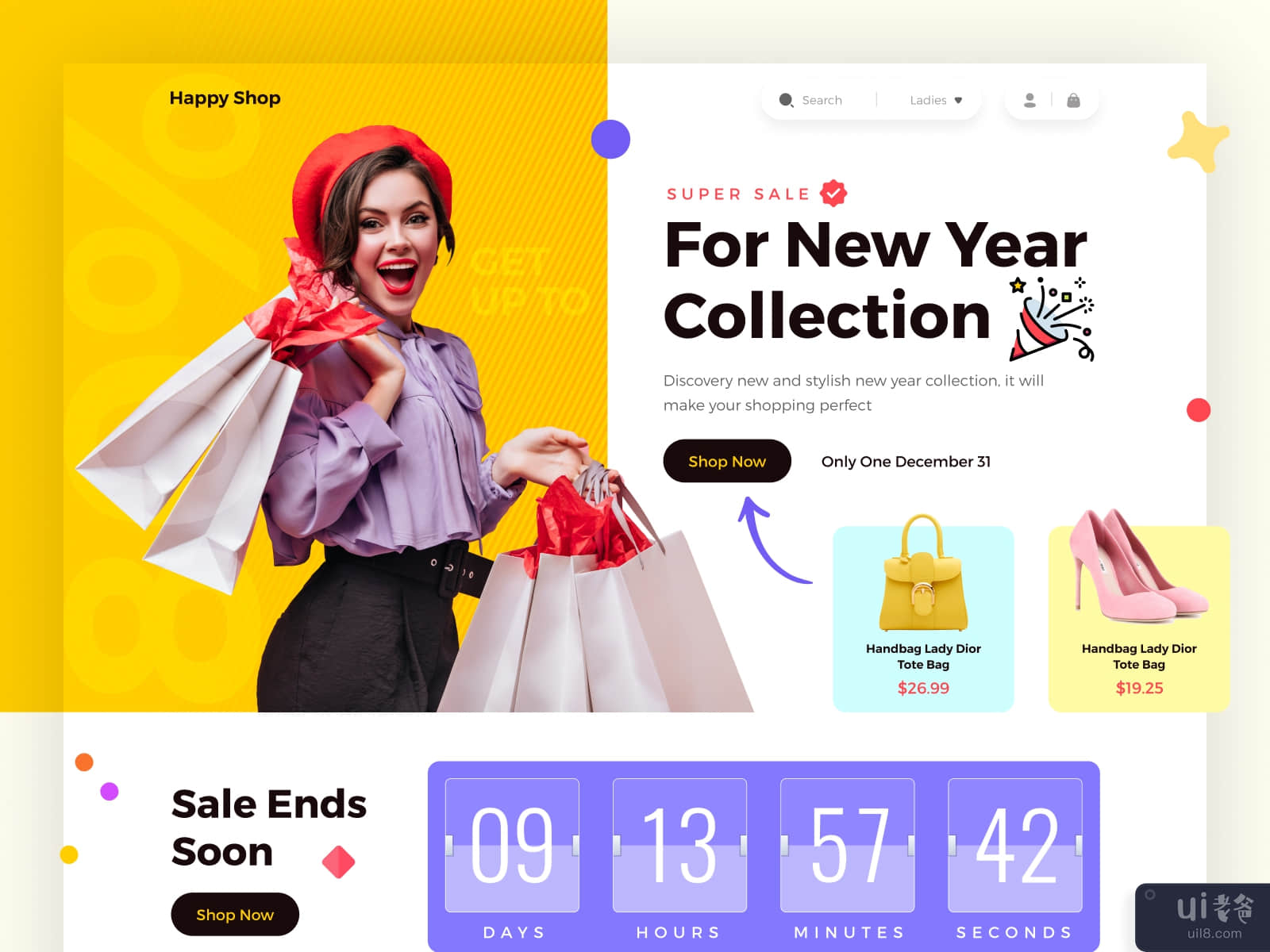 Fashion Shop eCommerce Landing Page