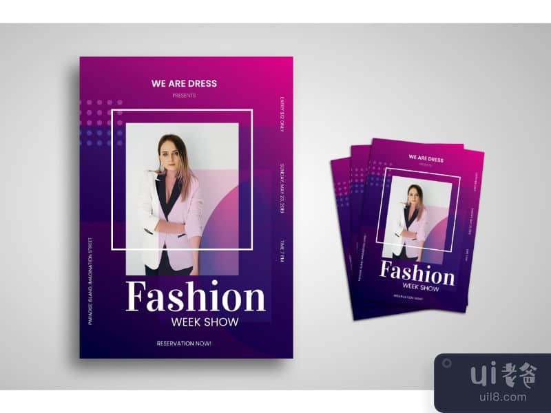 Flyer Template Official Fashion