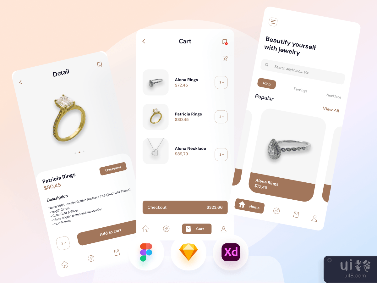 珠宝店流动应用程式(Jewelry Shop Mobile App)插图6