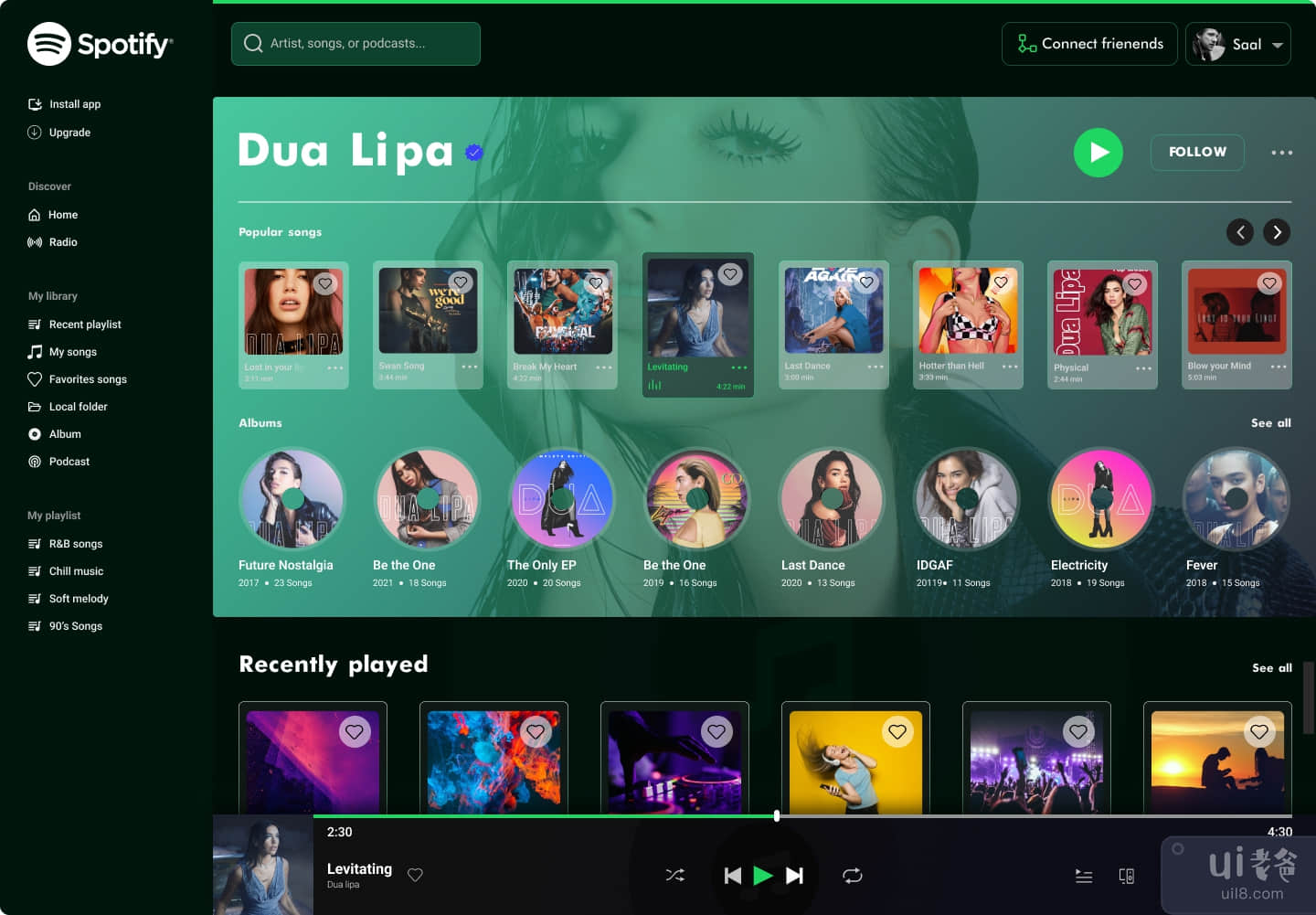 Spotify 重新设计(Spotify Redesign)插图
