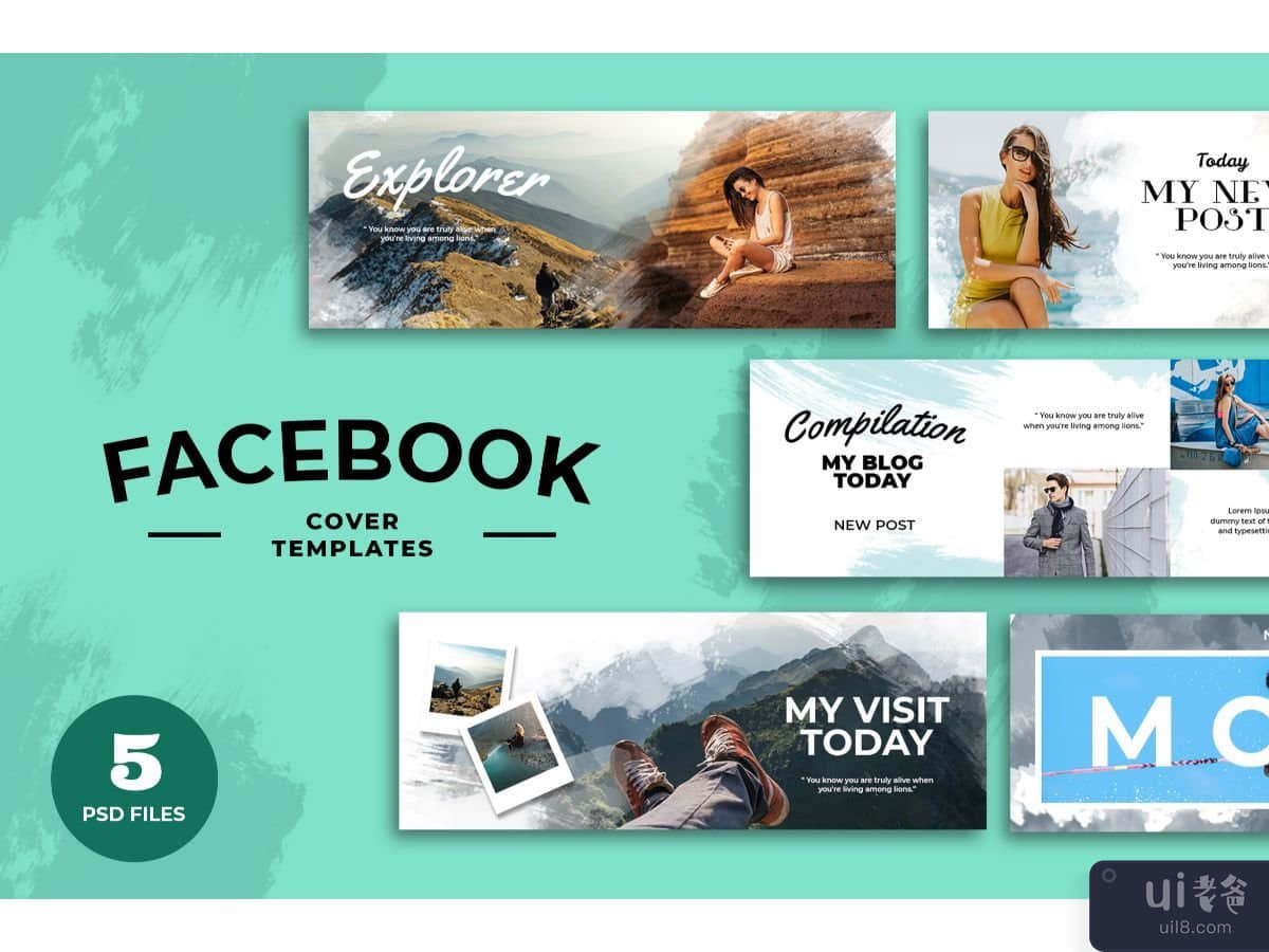 Facebook Cover Template Vacation
