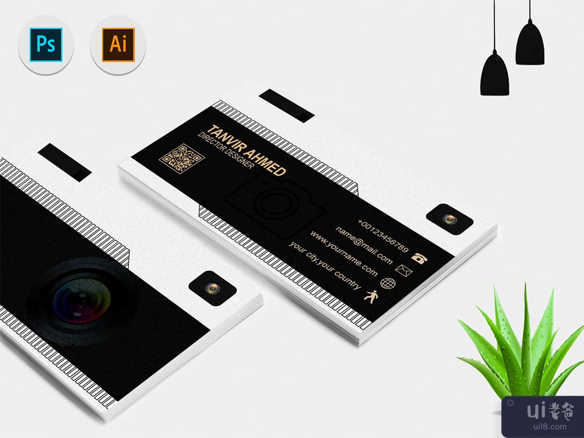 Camera-Photography Business Card