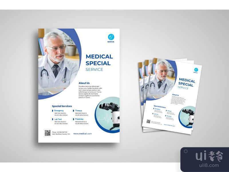 Flyer Template Medical Special Service