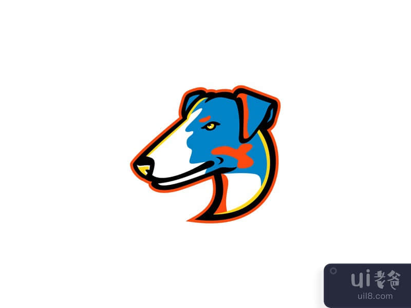 Smooth Fox Terrier Mascot
